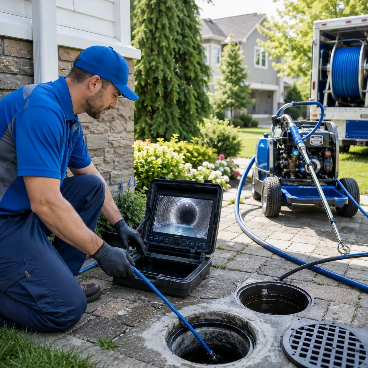 Outdoor drain cleaning professionals serving Pinsonfork, KY