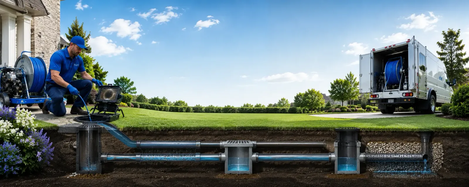 Outdoor drain cleaning information for Pinsonfork, KY